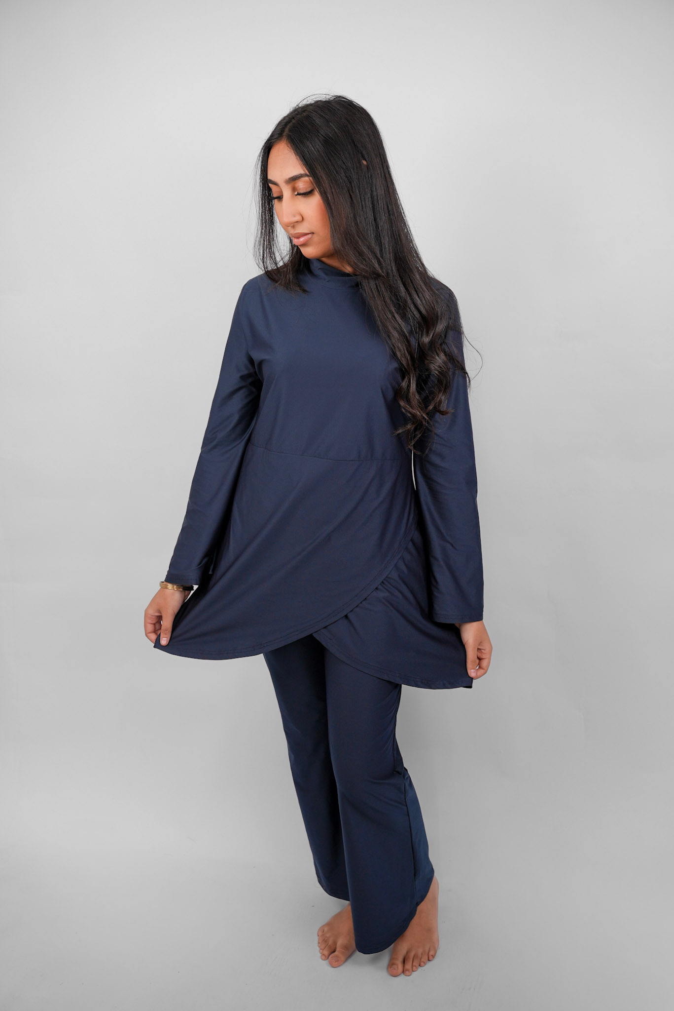 Burkini bleu foncé