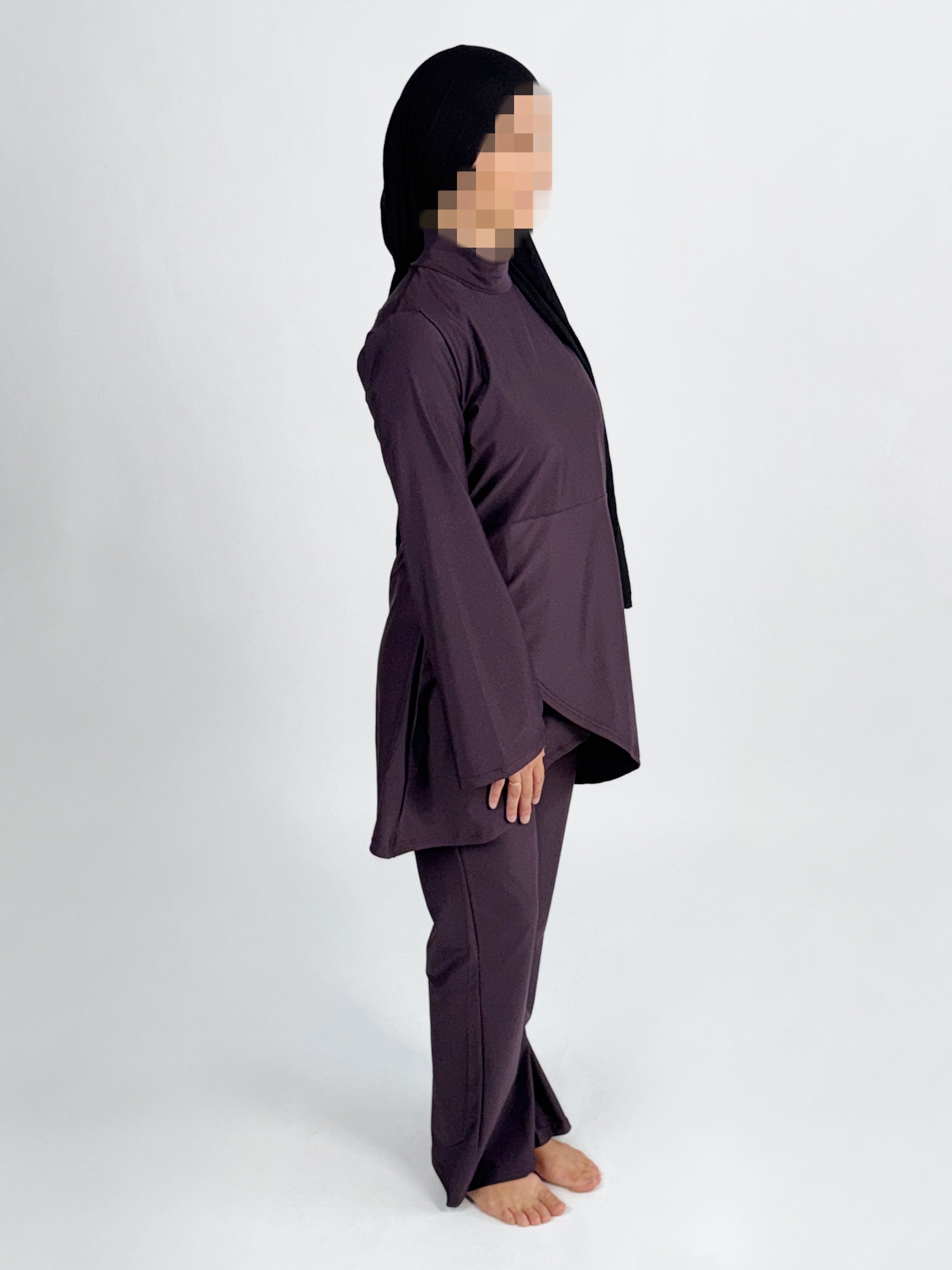 Burkini aubergine