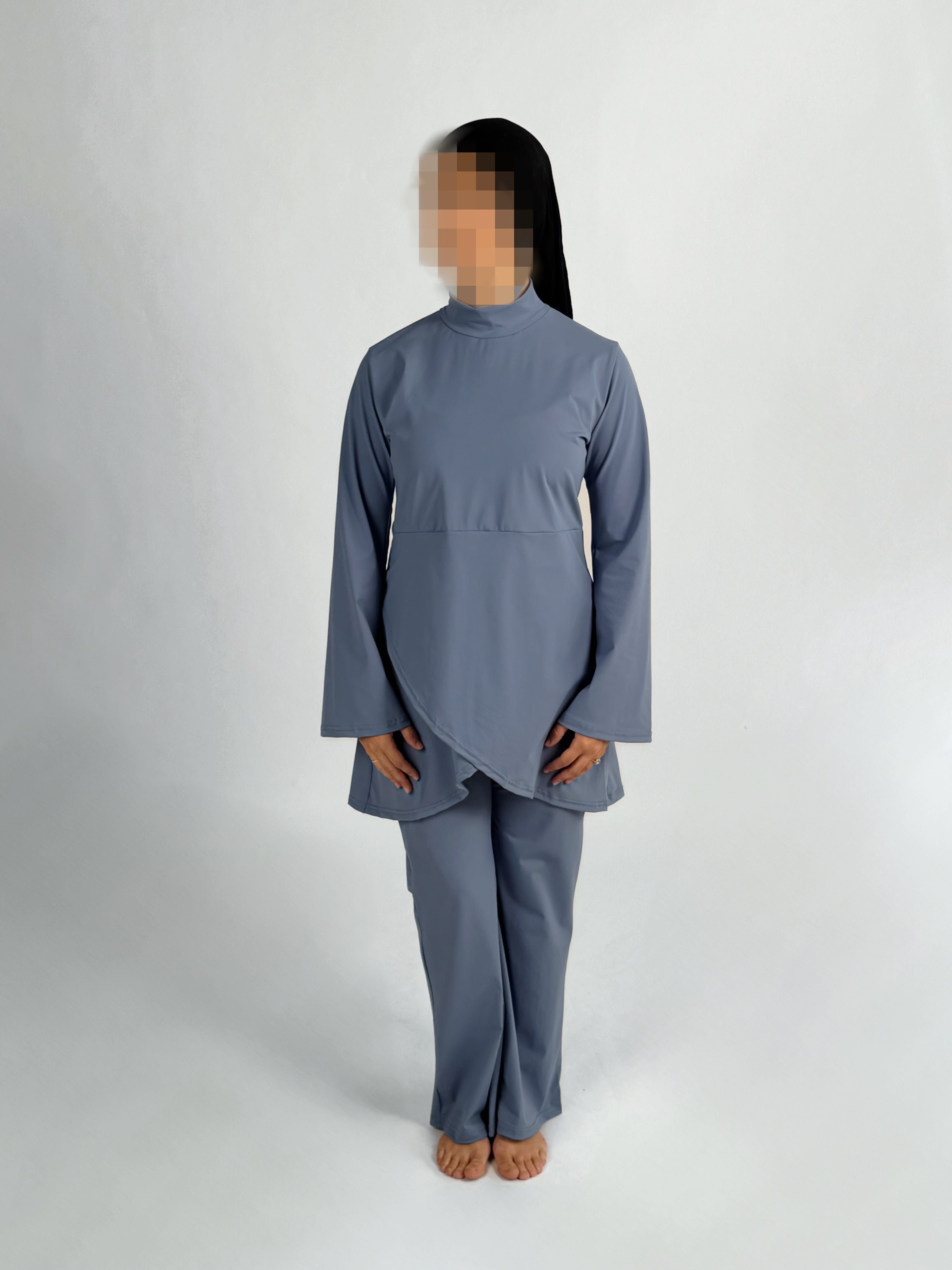 Burkini bleu ciel