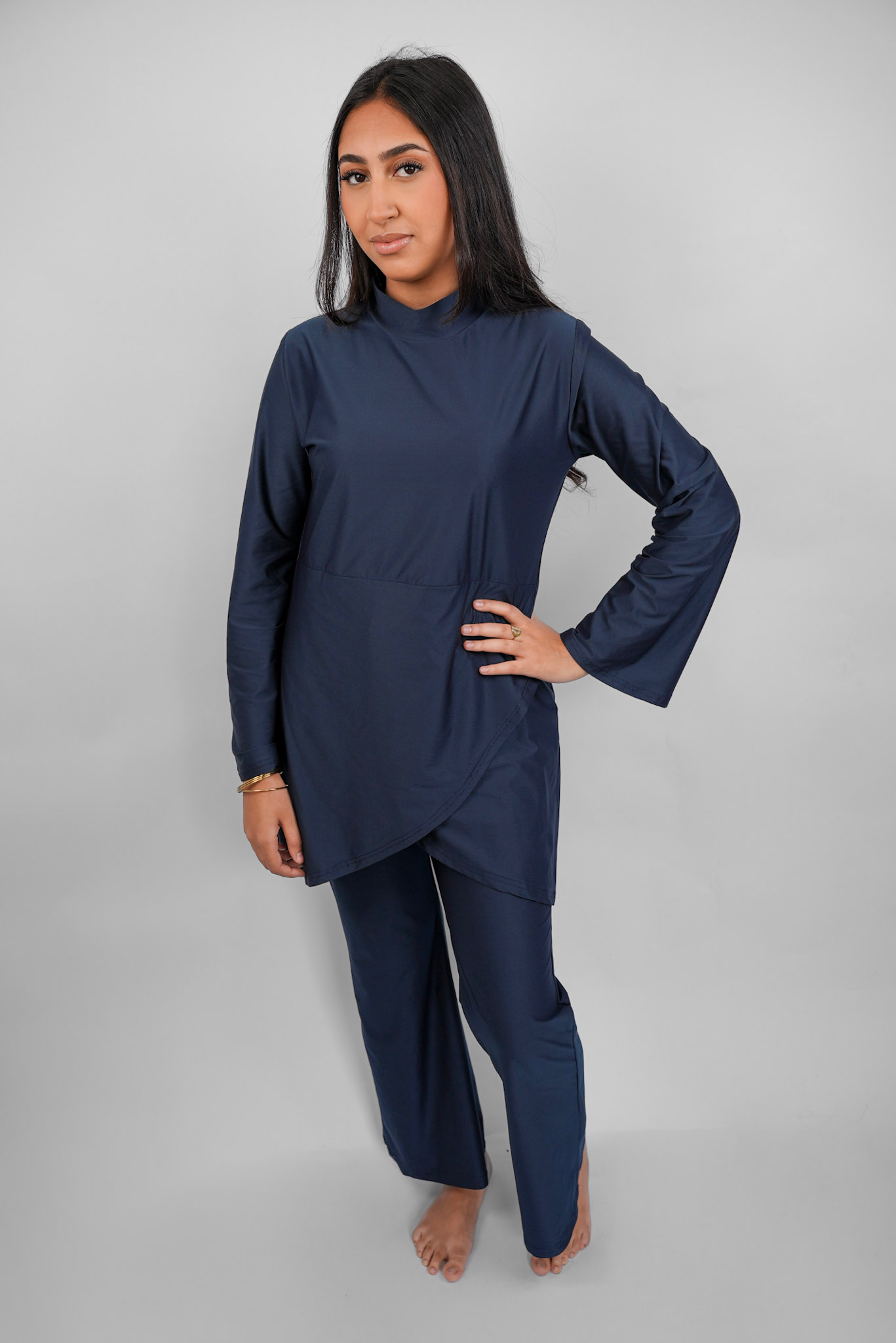 Burkini bleu foncé