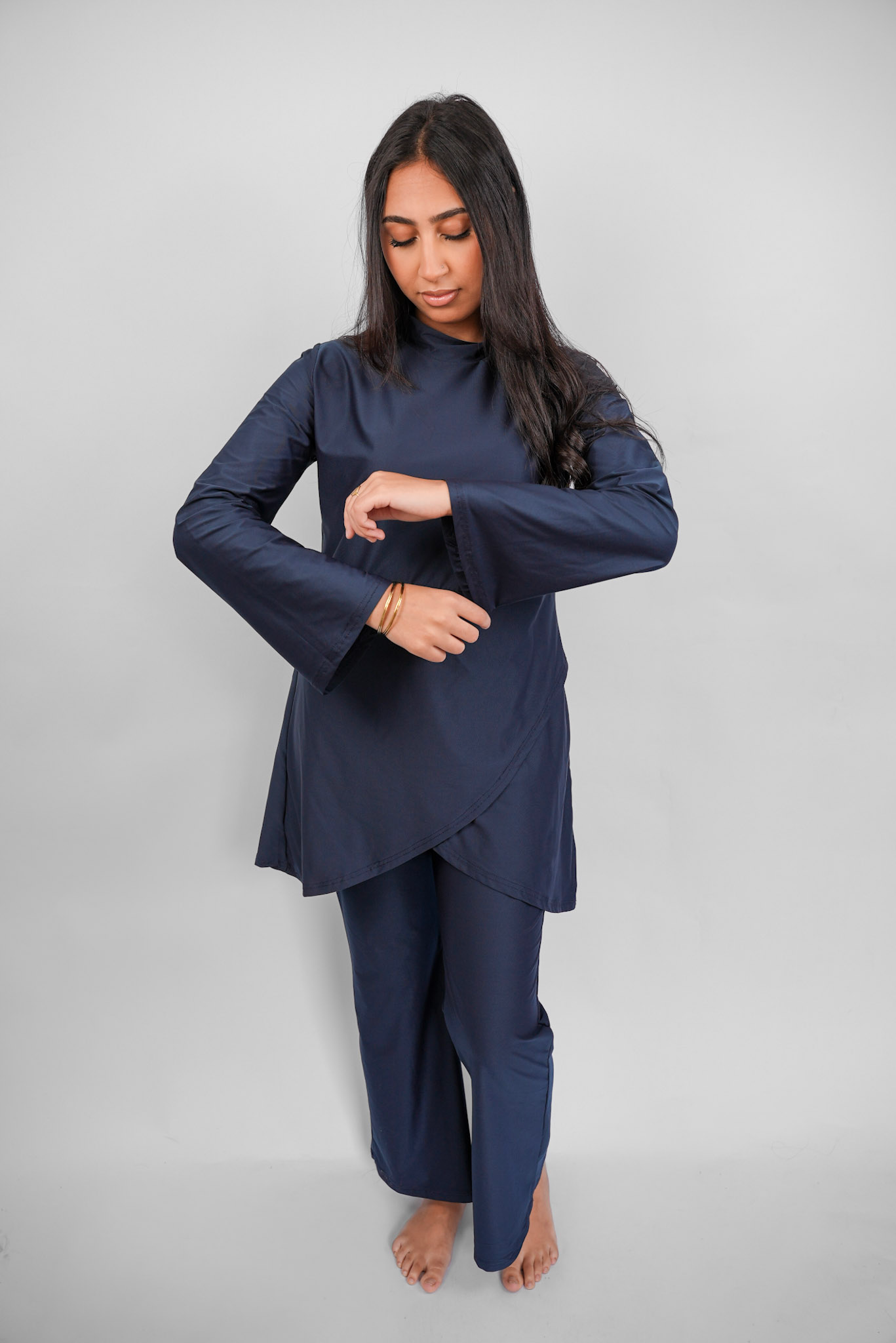 Burkini bleu foncé