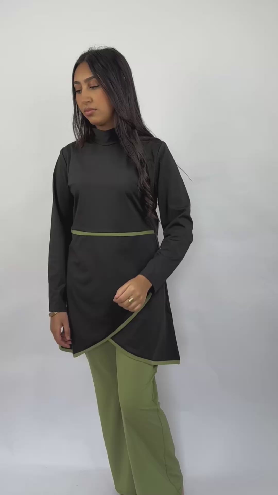 Burkini bicolore